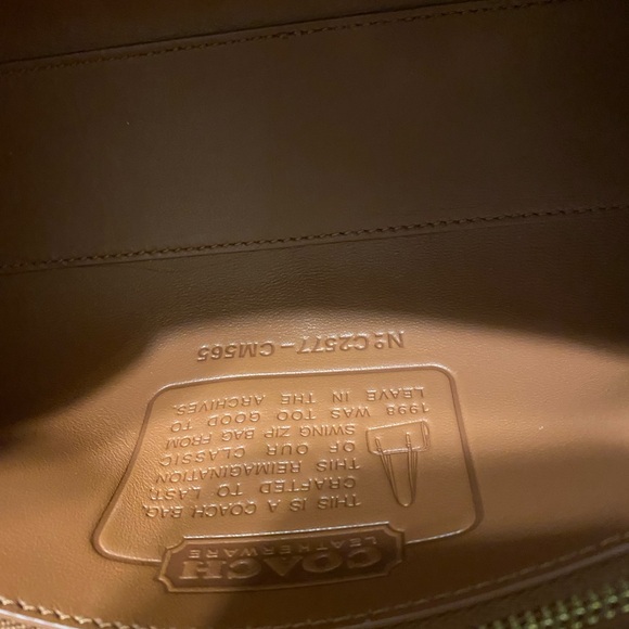 Coach swing zip in Saddle - Picture 11 of 14